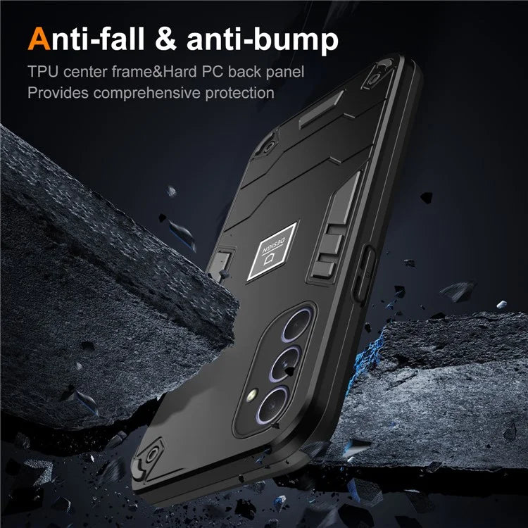 For Samsung Galaxy A54 5G Phone Cover PC+TPU Scratch Resistant Rugged Case
