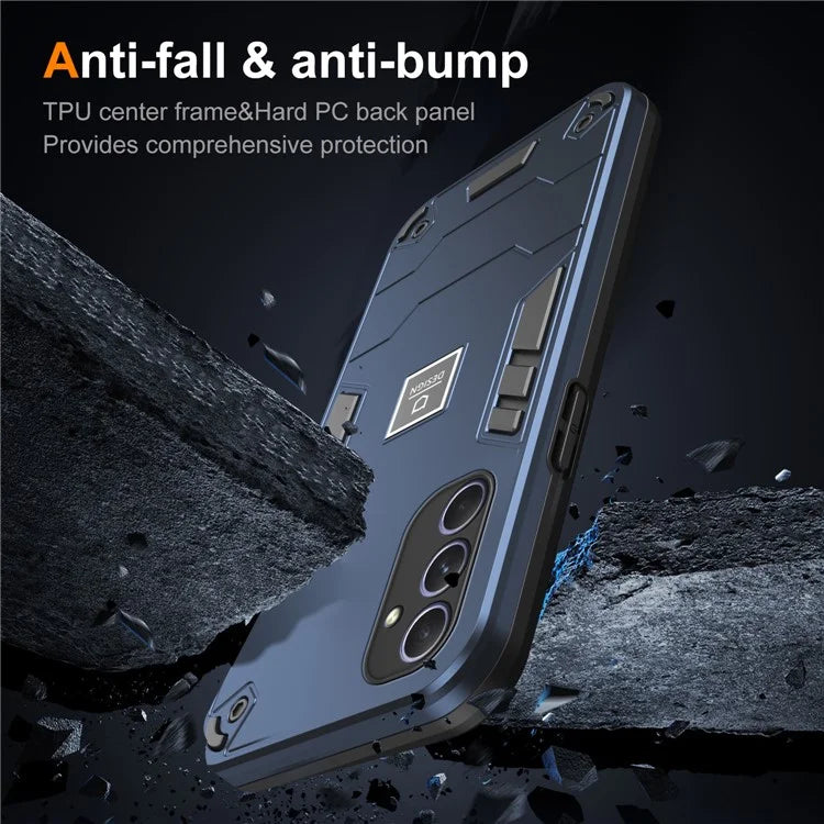 For Samsung Galaxy A54 5G Phone Cover PC+TPU Scratch Resistant Rugged Case