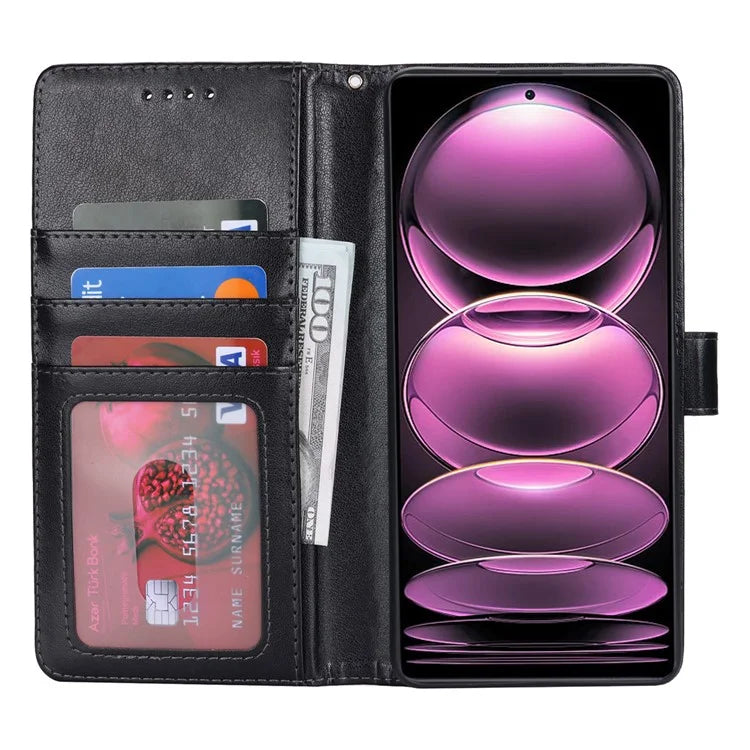 For Xiaomi Redmi Note 12 Pro 5G / Redmi Note 12 Pro Speed 5G /  Poco X5 Pro 5G Cover R61 Texture Leather Stand Case