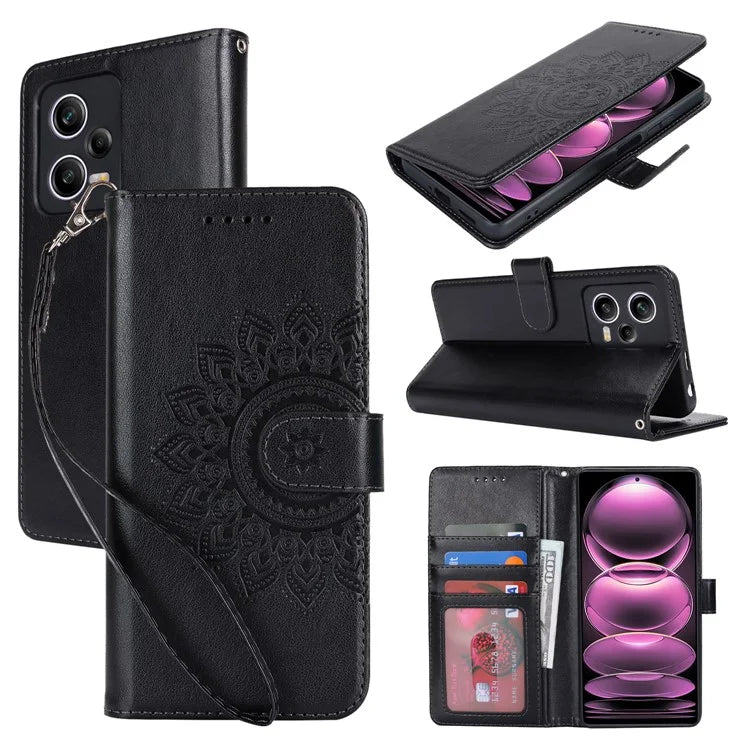 For Xiaomi Redmi Note 12 Pro 5G / Redmi Note 12 Pro Speed 5G /  Poco X5 Pro 5G Cover R61 Texture Leather Stand Case