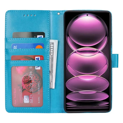 For Xiaomi Redmi Note 12 Pro 5G / Redmi Note 12 Pro Speed 5G /  Poco X5 Pro 5G Cover R61 Texture Leather Stand Case