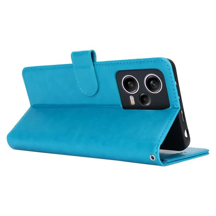 For Xiaomi Redmi Note 12 Pro 5G / Redmi Note 12 Pro Speed 5G /  Poco X5 Pro 5G Cover R61 Texture Leather Stand Case