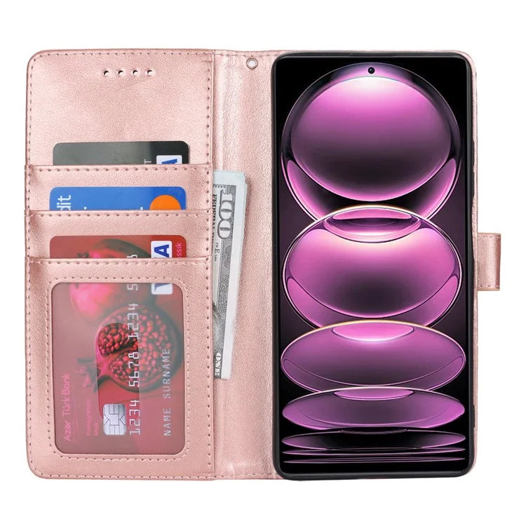 For Xiaomi Redmi Note 12 Pro 5G / Redmi Note 12 Pro Speed 5G /  Poco X5 Pro 5G Cover R61 Texture Leather Stand Case