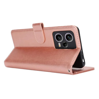 For Xiaomi Redmi Note 12 Pro 5G / Redmi Note 12 Pro Speed 5G /  Poco X5 Pro 5G Cover R61 Texture Leather Stand Case