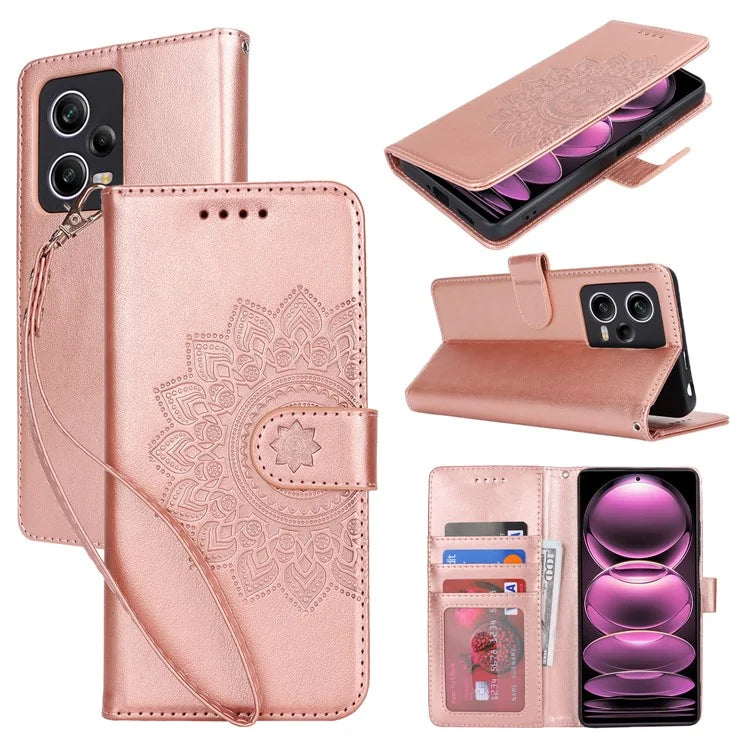 For Xiaomi Redmi Note 12 Pro 5G / Redmi Note 12 Pro Speed 5G /  Poco X5 Pro 5G Cover R61 Texture Leather Stand Case