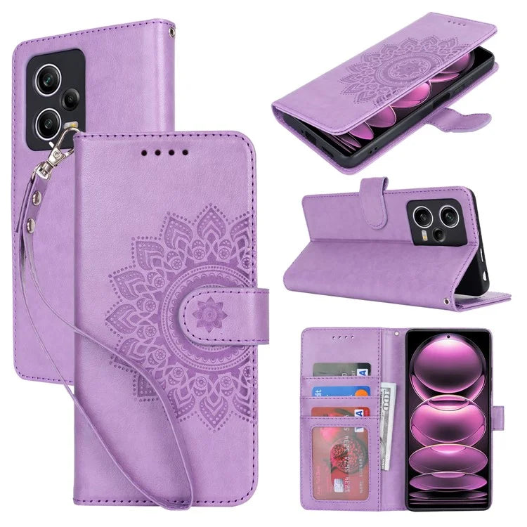 For Xiaomi Redmi Note 12 Pro 5G / Redmi Note 12 Pro Speed 5G /  Poco X5 Pro 5G Cover R61 Texture Leather Stand Case