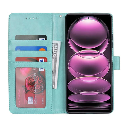 For Xiaomi Redmi Note 12 Pro 5G / Redmi Note 12 Pro Speed 5G /  Poco X5 Pro 5G Cover R61 Texture Leather Stand Case