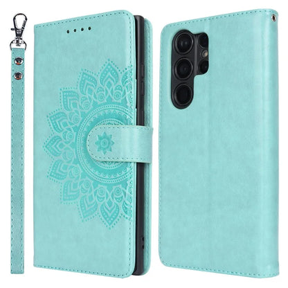 For Samsung Galaxy S23 Ultra Case R61 Texture PU Leather+TPU Phone Protector with Hand Strap