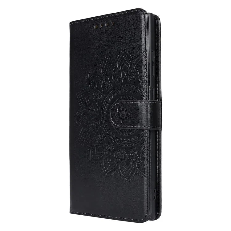 For Samsung Galaxy S23 Ultra Case R61 Texture PU Leather+TPU Phone Protector with Hand Strap
