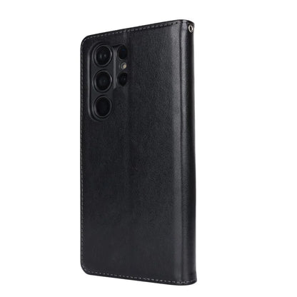 For Samsung Galaxy S23 Ultra Case R61 Texture PU Leather+TPU Phone Protector with Hand Strap