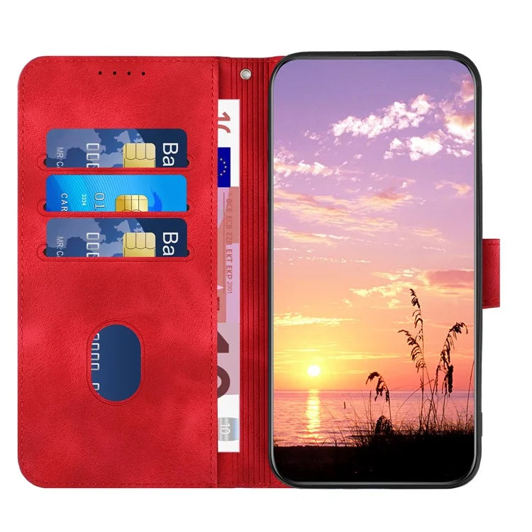 YX0060 For iPhone 14 Pro Max Leather Case Elephant Head Pattern Phone Wallet Cover