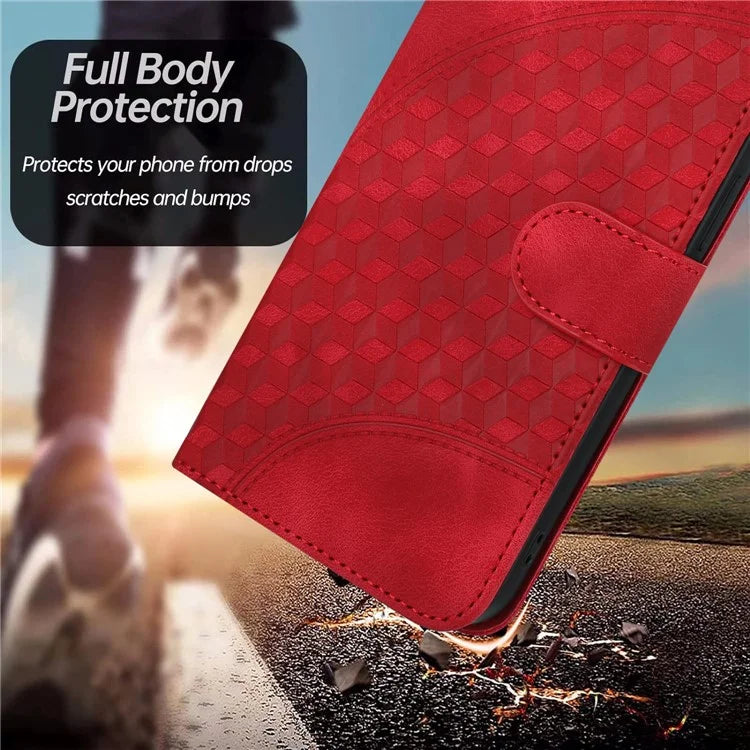 YX0060 For iPhone 14 Pro Max Leather Case Elephant Head Pattern Phone Wallet Cover