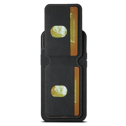 SUTENI H02 For iPhone 13 6.1 inch Case Litchi Texture Vertical Flip Kickstand Phone Cover