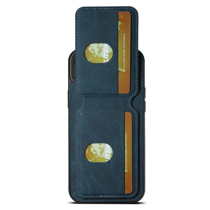 SUTENI H02 For iPhone 13 6.1 inch Case Litchi Texture Vertical Flip Kickstand Phone Cover