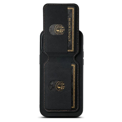 SUTENI H02 For iPhone 11 Pro Max Case Litchi Texture Kickstand Card Slots Protective Shell