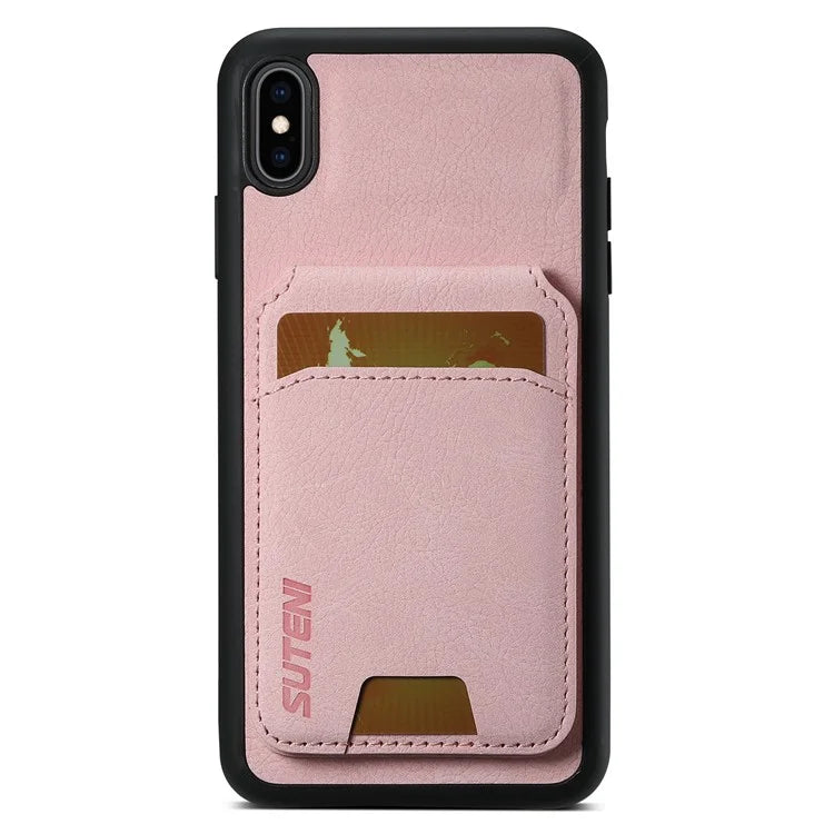 SUTENI H02 For iPhone X / XS 5.8 inch Litchi Texture Case PU Leather+TPU Vertical Flip Phone Cover