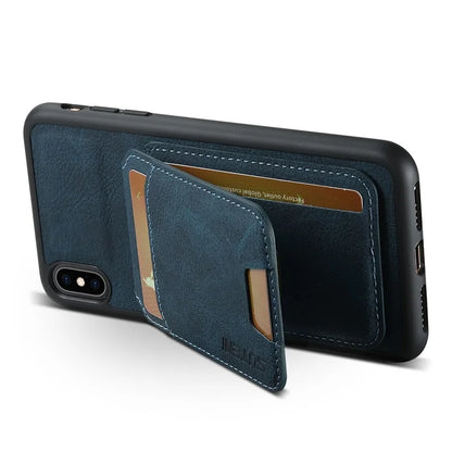 SUTENI H02 For iPhone X / XS 5.8 inch Litchi Texture Case PU Leather+TPU Vertical Flip Phone Cover