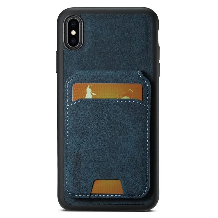 SUTENI H02 For iPhone X / XS 5.8 inch Litchi Texture Case PU Leather+TPU Vertical Flip Phone Cover
