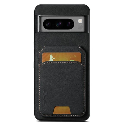 SUTENI H02 For Google Pixel 8 Pro Litchi Texture Case Vertical Flip Card Holder Protective Back Cover