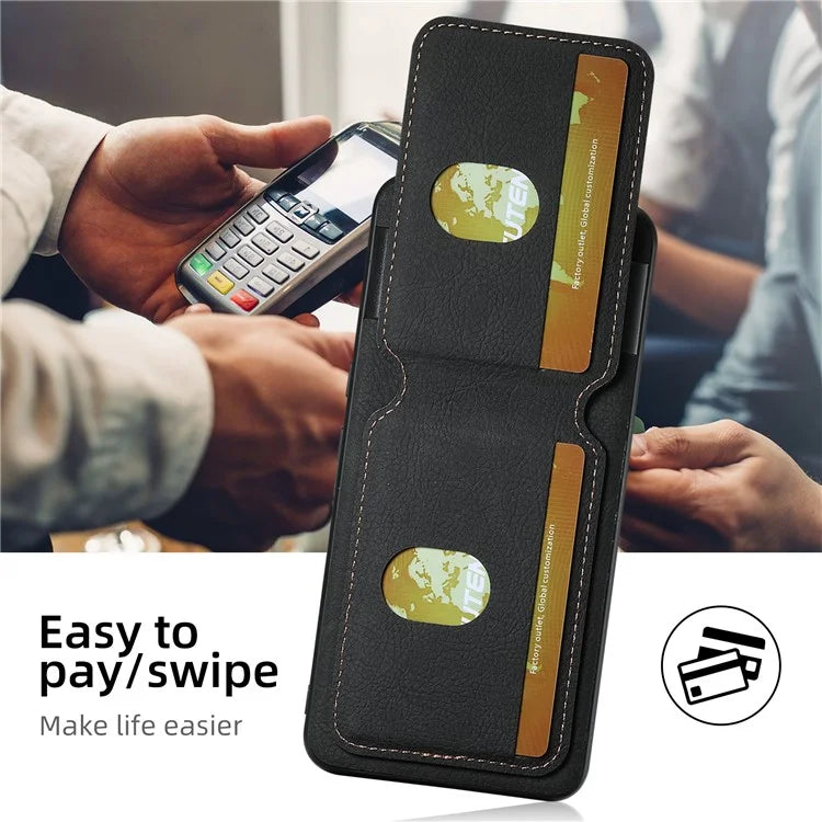 SUTENI H02 For Google Pixel 8 Pro Litchi Texture Case Vertical Flip Card Holder Protective Back Cover