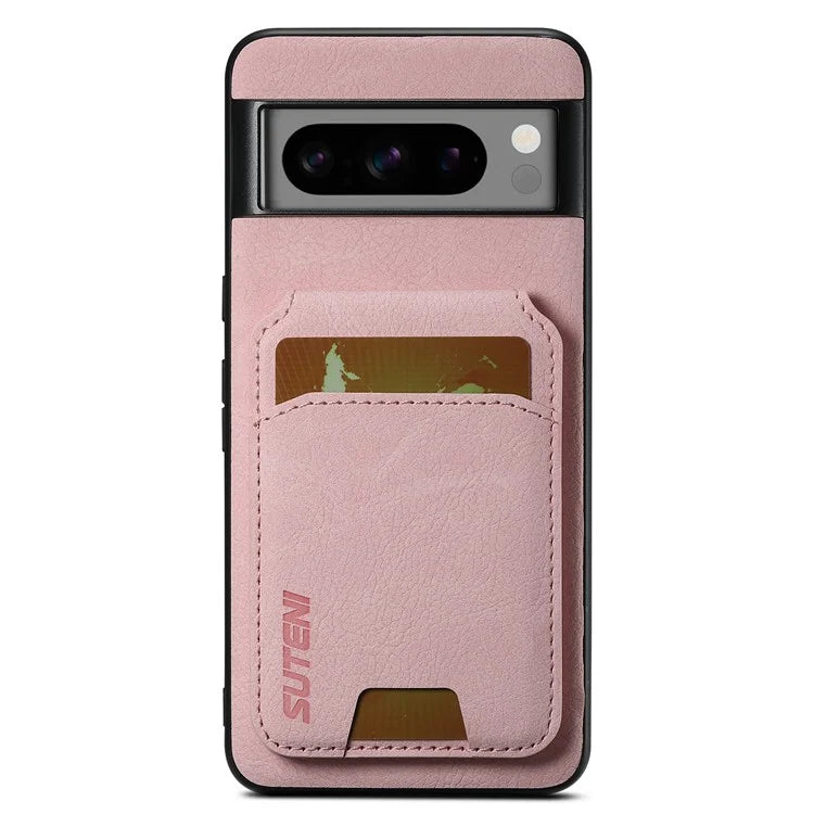 SUTENI H02 For Google Pixel 8 Pro Litchi Texture Case Vertical Flip Card Holder Protective Back Cover