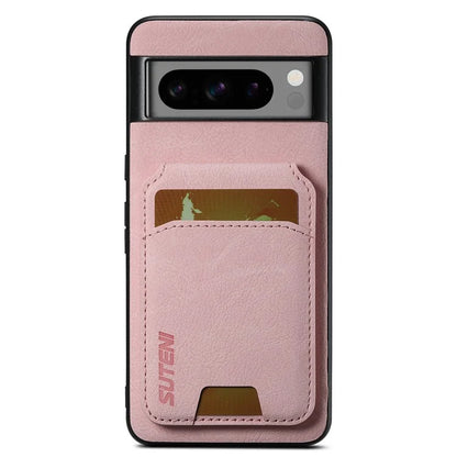SUTENI H02 For Google Pixel 8 Pro Litchi Texture Case Vertical Flip Card Holder Protective Back Cover