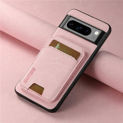 SUTENI H02 For Google Pixel 8 Pro Litchi Texture Case Vertical Flip Card Holder Protective Back Cover