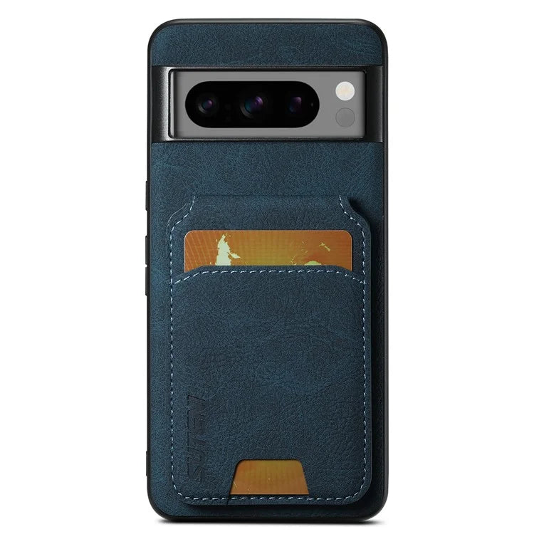 SUTENI H02 For Google Pixel 8 Pro Litchi Texture Case Vertical Flip Card Holder Protective Back Cover