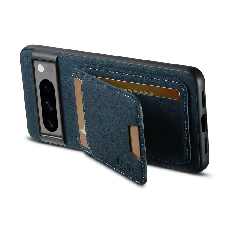 SUTENI H02 For Google Pixel 8 Pro Litchi Texture Case Vertical Flip Card Holder Protective Back Cover