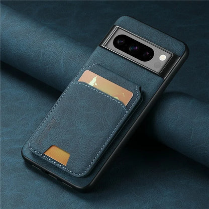 SUTENI H02 For Google Pixel 8 Pro Litchi Texture Case Vertical Flip Card Holder Protective Back Cover