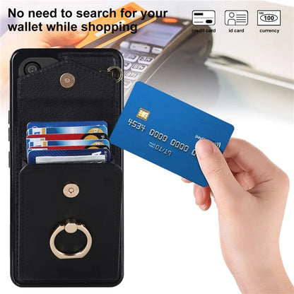 For Samsung Galaxy M32 5G / A32 5G Cover Leather+TPU Accordion Card Bag Cell Phone Case with Kickstand