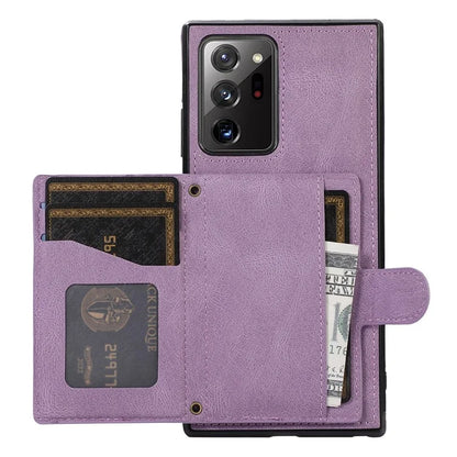 For Samsung Galaxy Note20 Ultra 5G / Note20 Ultra Shoulder Phone Pouch Card Case TPU+PU Leather Cover