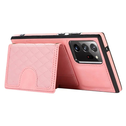 For Samsung Galaxy Note20 Ultra 5G / Note20 Ultra Shoulder Phone Pouch Card Case TPU+PU Leather Cover