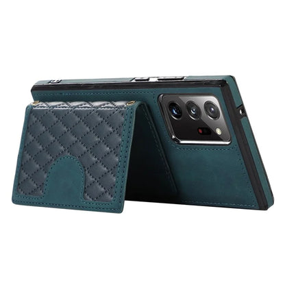 For Samsung Galaxy Note20 Ultra 5G / Note20 Ultra Shoulder Phone Pouch Card Case TPU+PU Leather Cover