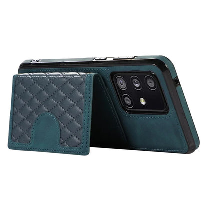 For Samsung Galaxy A51 5G Card Holder TPU+PU Leather Phone Case Kickstand Phone Cover