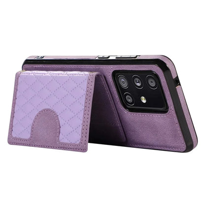 For Samsung Galaxy A51 5G Card Holder TPU+PU Leather Phone Case Kickstand Phone Cover