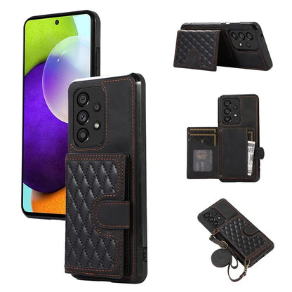 For Samsung Galaxy A13 4G / 5G Cell Phone Case Card Holder TPU+PU Leather Phone Shell