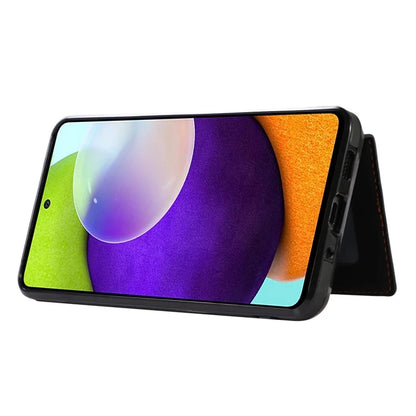 For Samsung Galaxy A13 4G / 5G Cell Phone Case Card Holder TPU+PU Leather Phone Shell