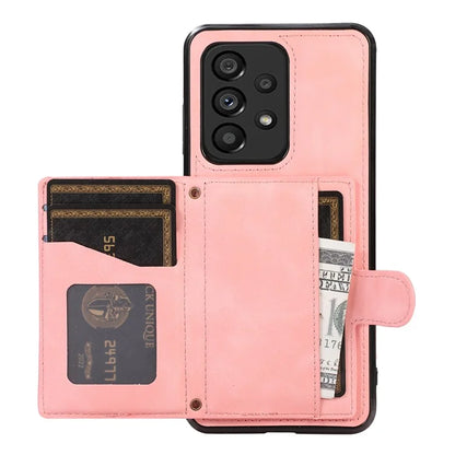 For Samsung Galaxy A13 4G / 5G Cell Phone Case Card Holder TPU+PU Leather Phone Shell