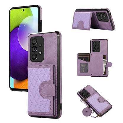 For Samsung Galaxy A13 4G / 5G Cell Phone Case Card Holder TPU+PU Leather Phone Shell