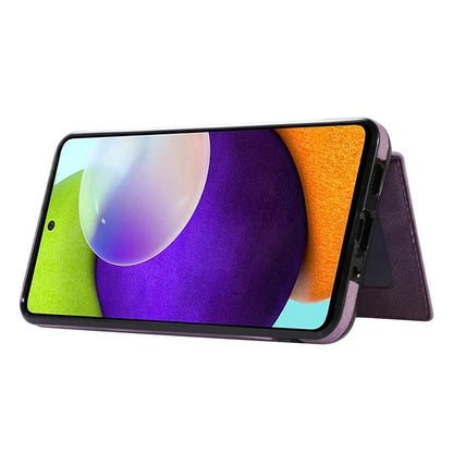 For Samsung Galaxy A13 4G / 5G Cell Phone Case Card Holder TPU+PU Leather Phone Shell
