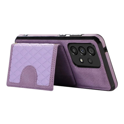 For Samsung Galaxy A13 4G / 5G Cell Phone Case Card Holder TPU+PU Leather Phone Shell