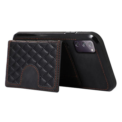 For Samsung Galaxy S20 FE 2022 / S20 FE / S20 FE 5G / S20 Lite Case Card Holder TPU+PU Leather Phone Shell