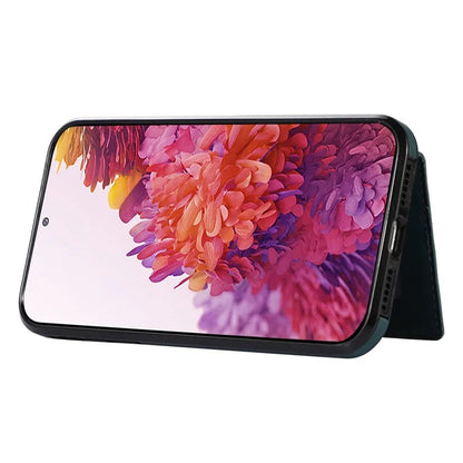 For Samsung Galaxy S20 FE 2022 / S20 FE / S20 FE 5G / S20 Lite Case Card Holder TPU+PU Leather Phone Shell