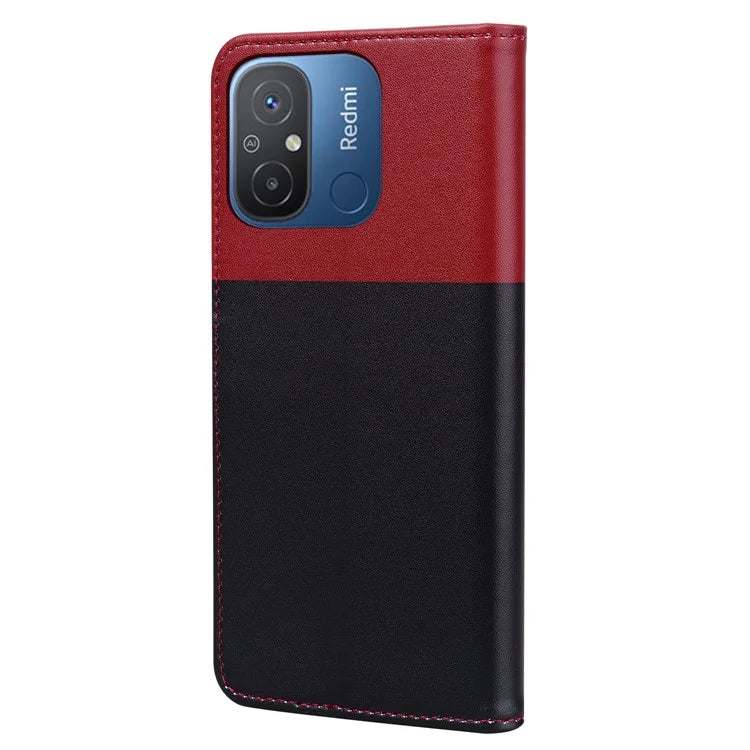 Cartoon Pet Series for Xiaomi Redmi 12C 4G Leather Case Splicing Phone Wallet Cover