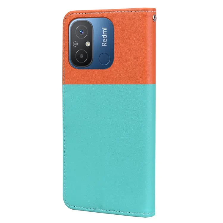 Cartoon Pet Series for Xiaomi Redmi 12C 4G Leather Case Splicing Phone Wallet Cover