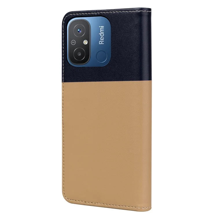 Cartoon Pet Series for Xiaomi Redmi 12C 4G Leather Case Splicing Phone Wallet Cover