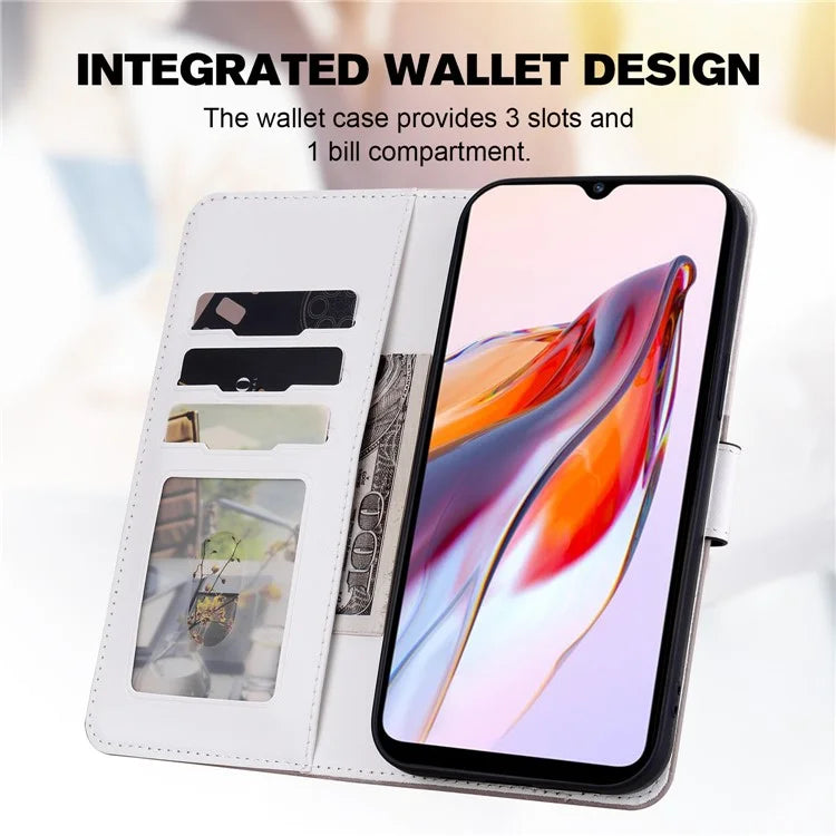 Cartoon Pet Series for Xiaomi Redmi 12C 4G Leather Case Splicing Phone Wallet Cover