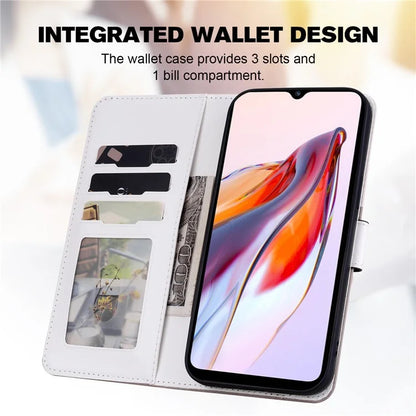 Cartoon Pet Series for Xiaomi Redmi 12C 4G Leather Case Splicing Phone Wallet Cover