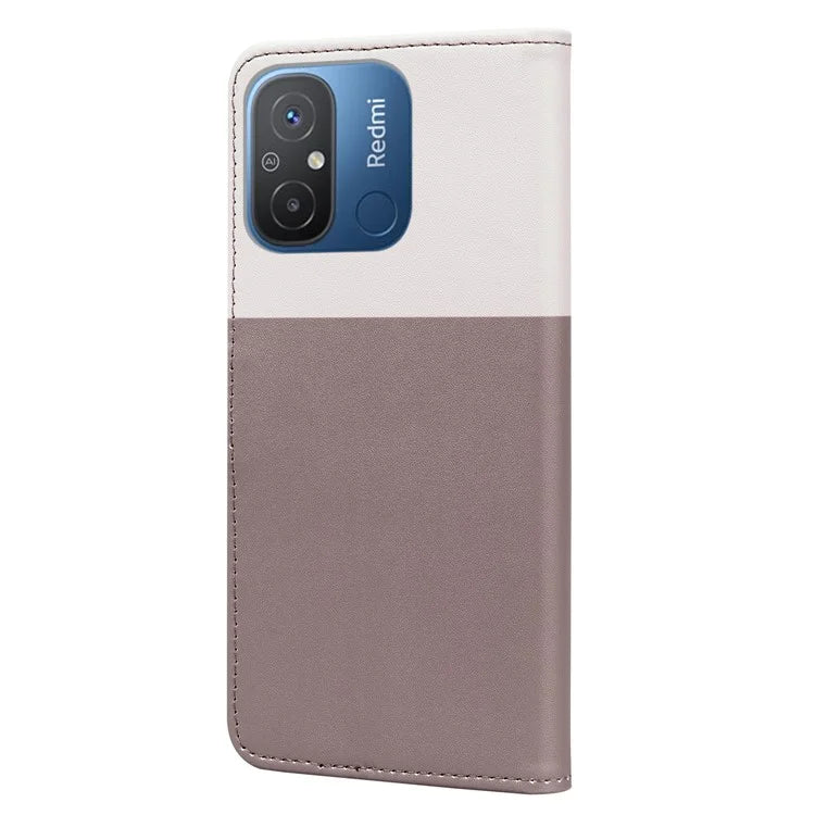 Cartoon Pet Series for Xiaomi Redmi 12C 4G Leather Case Splicing Phone Wallet Cover